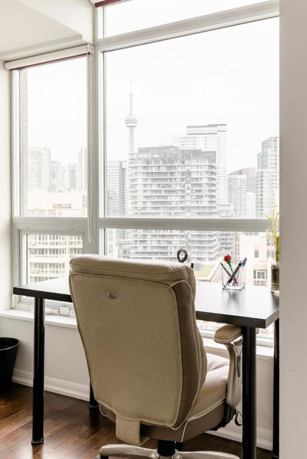 דירות Downtown Toronto+Free Parking+Cn Tower View מראה חיצוני תמונה